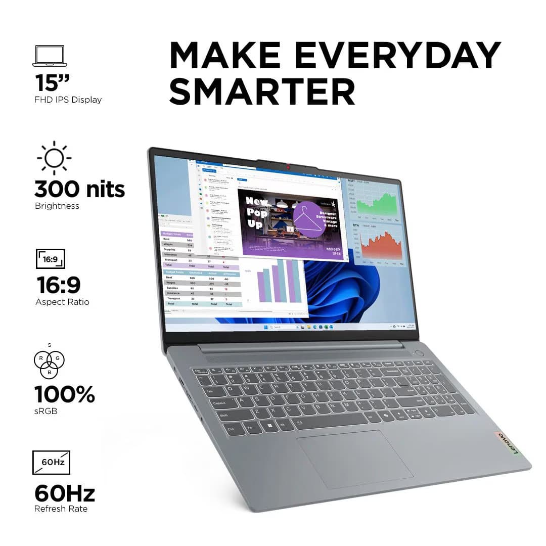 LENOVO IDEAPAD SLIM 3 INTEL CORE i3 1315U 8GB RAM 256GB SSD view 6